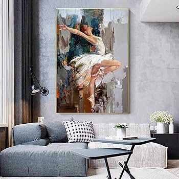 キャンバスプリントアート バレリーナ 絵画 額付き インテリア Amazon.co.jp: 額装。藤田嗣治の名画キャンバスプリント
